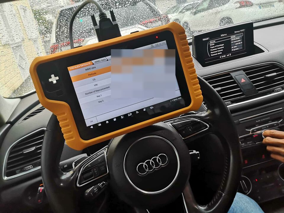 Intervention sur l'immobiliseur d'un Audi Q3