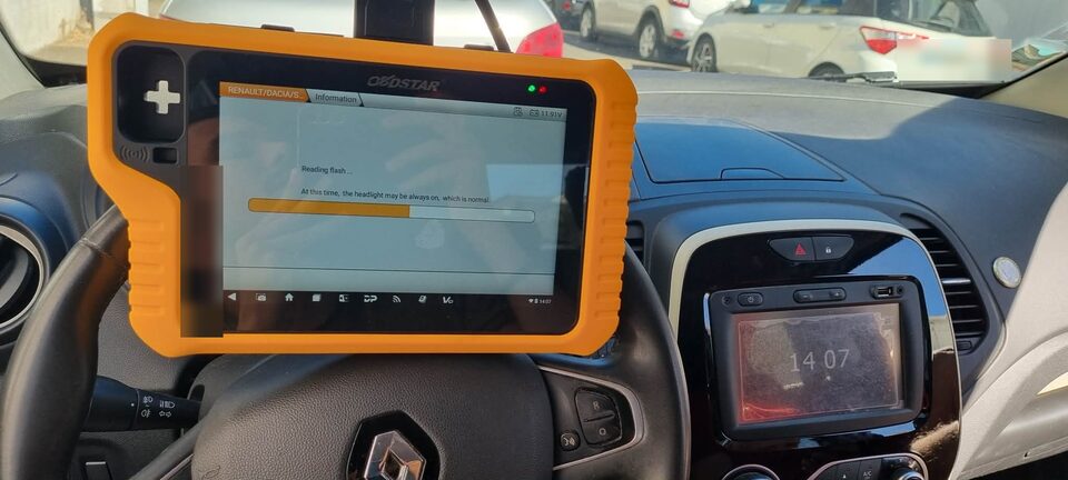 Codage d'une carte-clé sur un Renault Captur